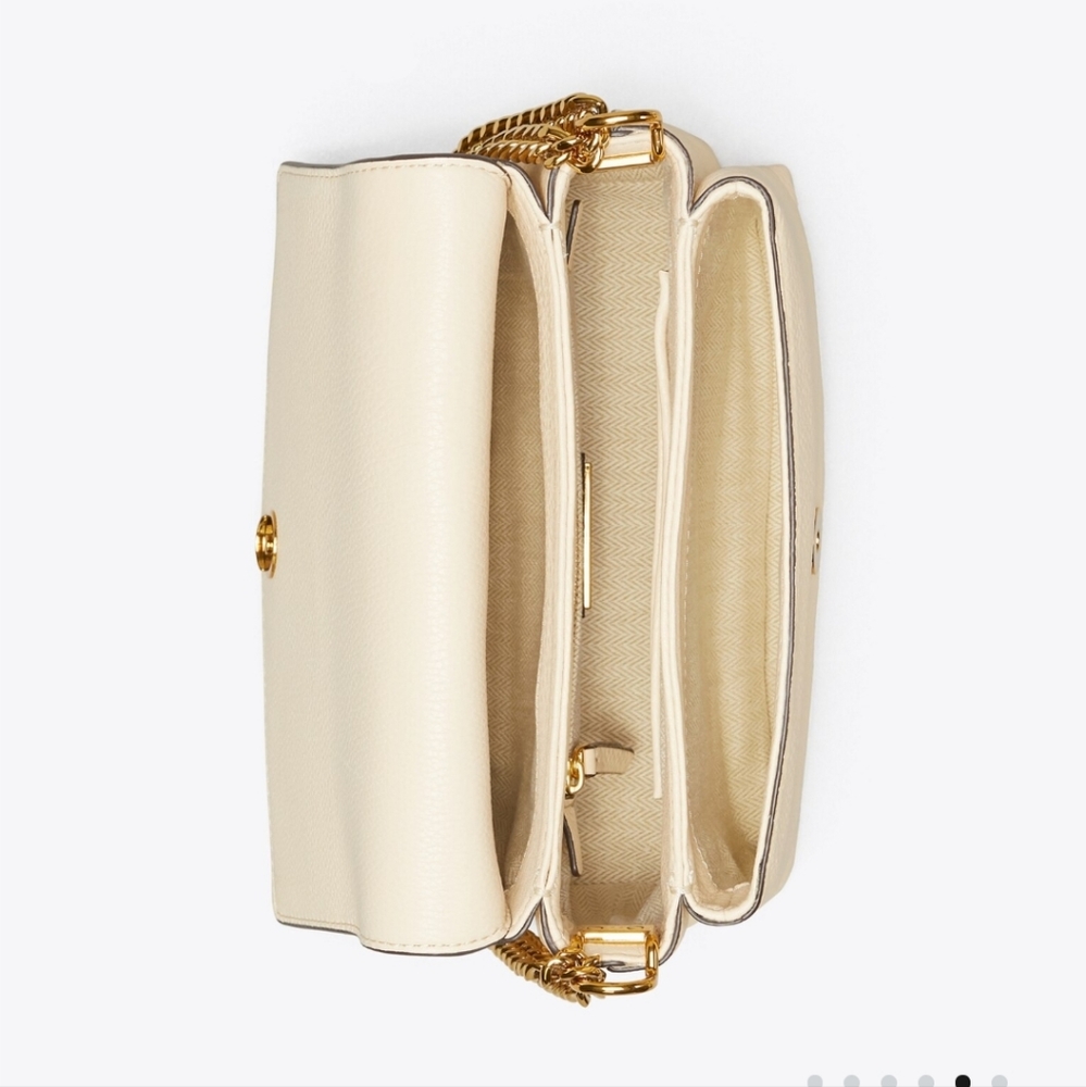 Tory Burch Kira PEBBLED small convertible - Picture 5 of 12